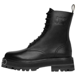 CELINE Leather Ankle Boots Women"s Black