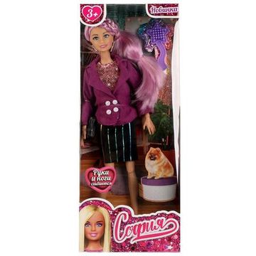 Кукла 29 см София, руки и ноги сгиб, акс, кор КАРАПУЗ