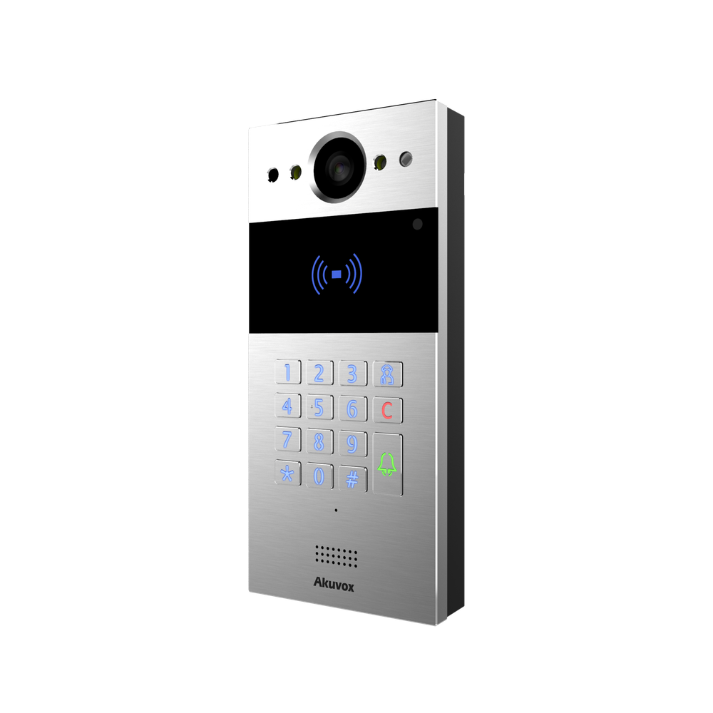 Akuvox R20K (СЕРЕБРИСТЫЙ) SIP video doorphone (in-wall)