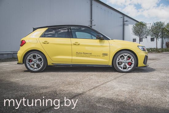 Сплиттеры накладок на пороги для AUDI A1 GB S-Line (18-...)