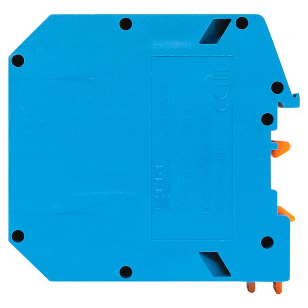 Клемма проходная винтовая JXB 95 мм2 синяя EKF (10.00 шт.)