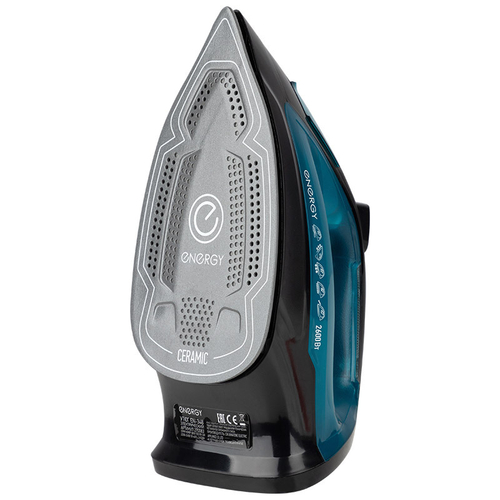 Утюг Energy EN-348 черно-бирюзовый (270083)