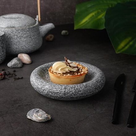 Блюдо круглое d 15,5 см h3,7 см Stone Untouched Taiga P.L. Proff Cuisine [1]