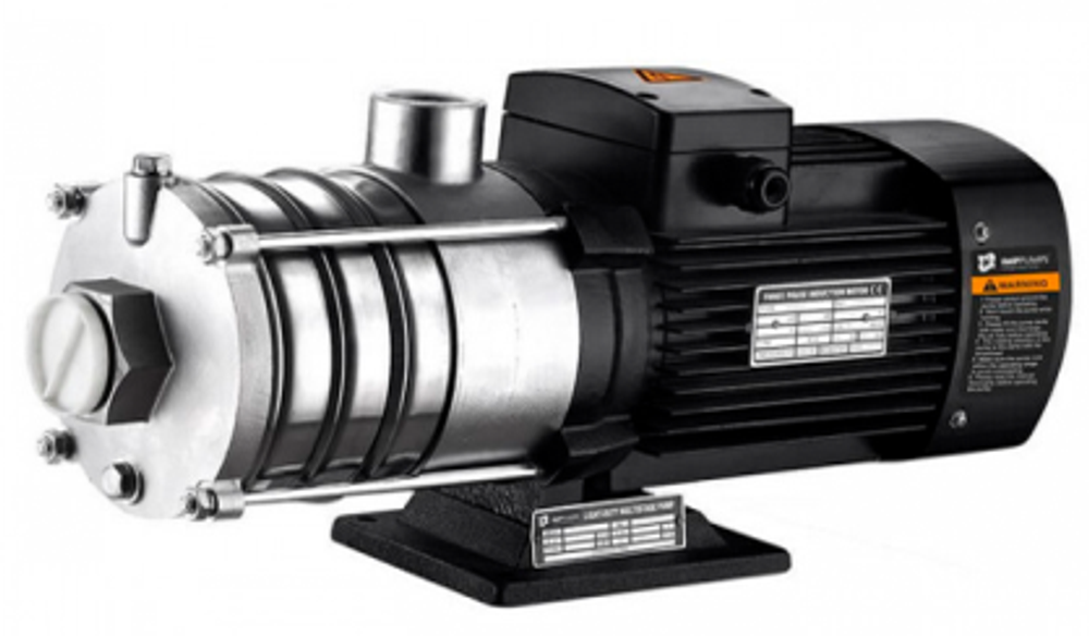 Горизонтальный многоступенчатый центробежный насос секционного типа серии BWJ, Shimge (двиг. IE2, до +120°C)