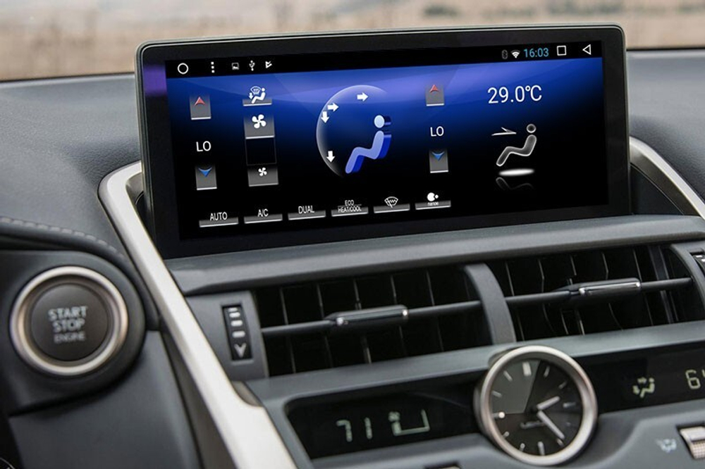 Мультимедиа блок для Lexus NX200, NX300 2017-2021 со штатным 10" экраном - Radiola RDL-LEX-17+High на Android 10, CarPlay, 4G SIM-слот, 8/128Гб