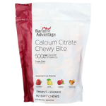Bariatric Advantage, Chewy Bite, цитрат кальция, без сахара, фруктовое ассорти, 90 жевательных таблеток
