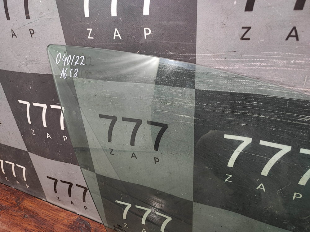 Стекло двери передней правой Audi A6 (C8) 18-нв Б/У Оригинал 4K0845202