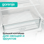 Отдельностоящий двухкамерный холодильник Gorenje RK6201EW4