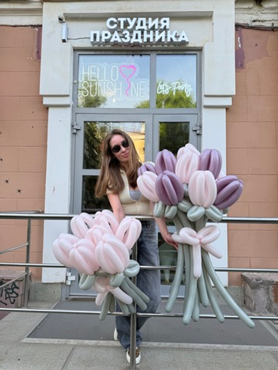 Набор воздушных тюльпанов