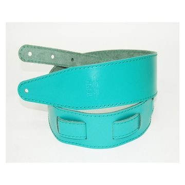 Ремень для гитары, кожаный, бирюзовый, Fidel FL111005LP Premier