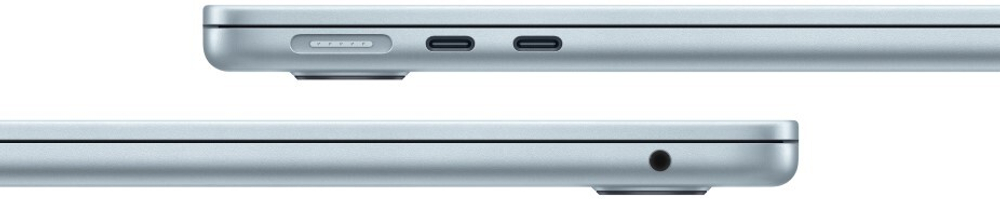Ноутбук  Apple Macbook Air 13 (2025) 13.6 ", M, 16 Гб RAM, 256 Гб SSD, M4 8-Core GPU, Голубой
