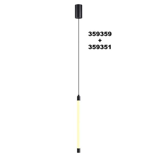 359351 KONST NT24 050 черный Светильник линейный светодиодный IP20 LED 6W 170-265V 3000K 462Лм VITZ