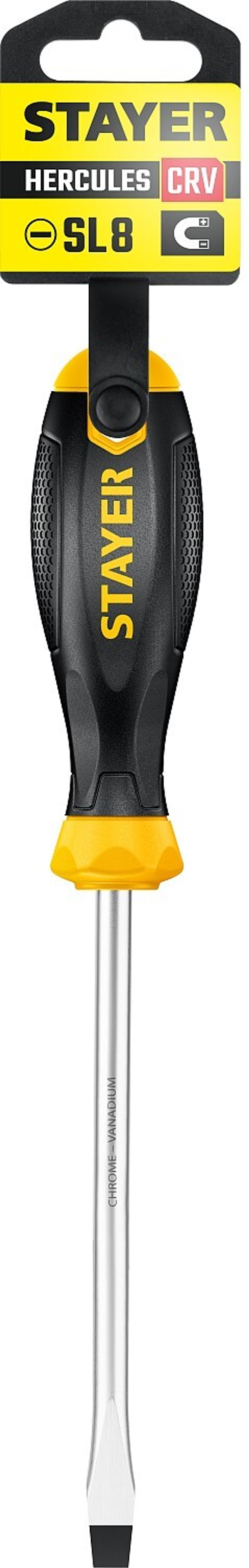 STAYER Hercules, SL8 x 150, отвёртка (2509-08-15)
