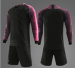 Футбольная форма черная с розовым