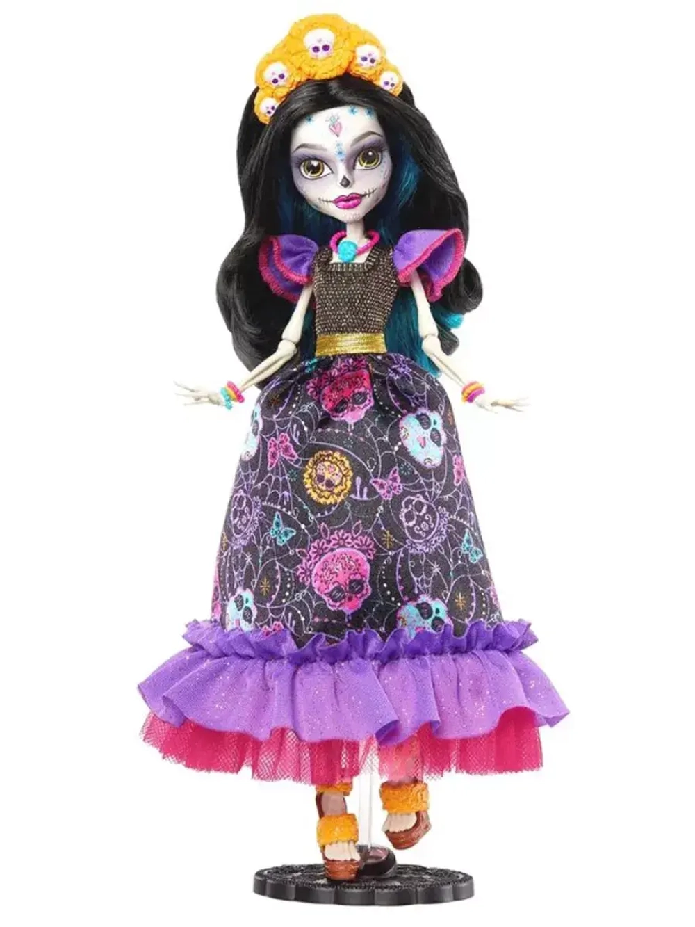 Кукла Монстер Хай Skelita Calaveras Dia de Muertes HNF96