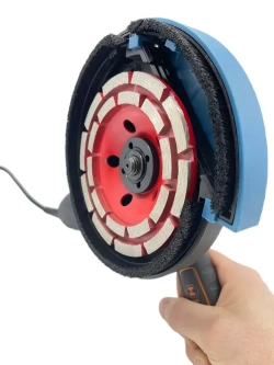 Кожух защитный вытяжной Hitman 1313-125 для УШМ / насадка на болгарку для шлифовки/ насадка для отвода пыли, 125 мм (УШМ)