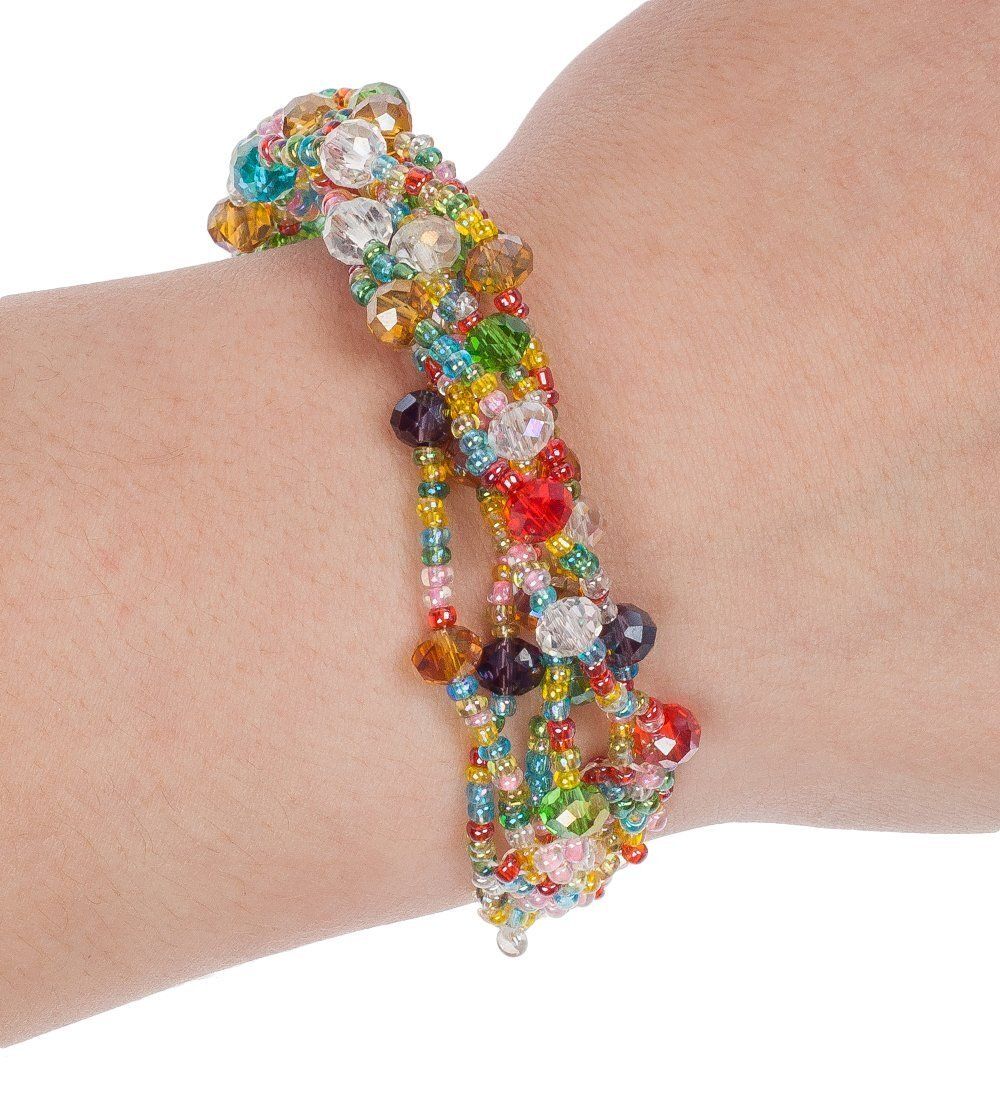 Y-BBB022 Браслет из бисера и бусин «Кружево»