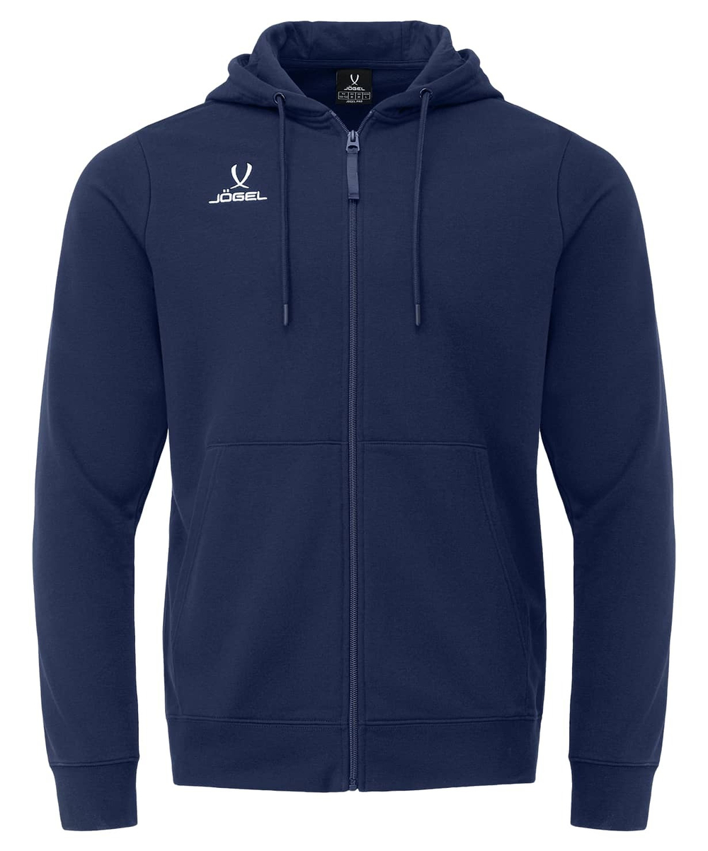 Худи на молнии ESSENTIAL Cotton Zip Hoodie, темно-синий
