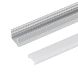 Профиль с экраном SL-SLIM-H13M-2500 ANOD+OPAL (Arlight, Алюминий) 025869