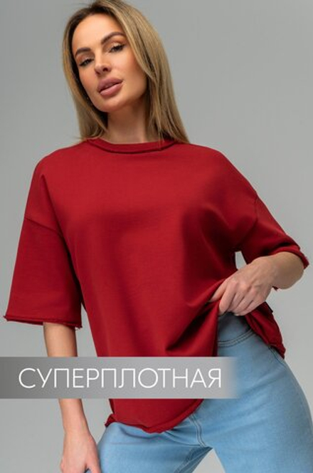 Женская футболка из футера Happyfox
