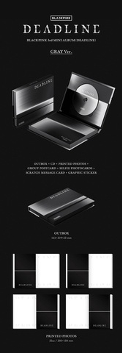 Альбом BLACKPINK - DEADLINE (GRAY Ver.)