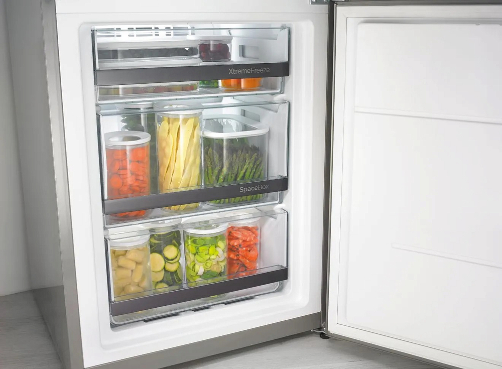 Отдельностоящий двухкамерный холодильник Gorenje NRK418FEW4