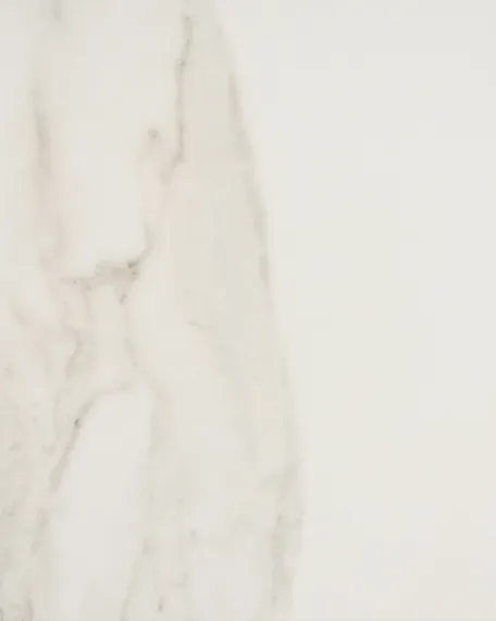 Стол Terano Ø90 см, белая матовая керамика, ножка латте