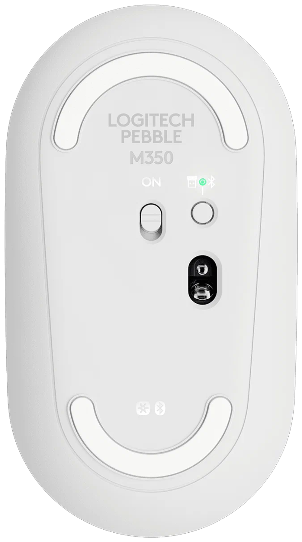 Беспроводная компактная мышь Logitech Pebble M350, off-white