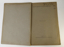 Selective abortion of cations by Higher Plants. Runar Collander 1941 г. Автограф Коштоянца Х.