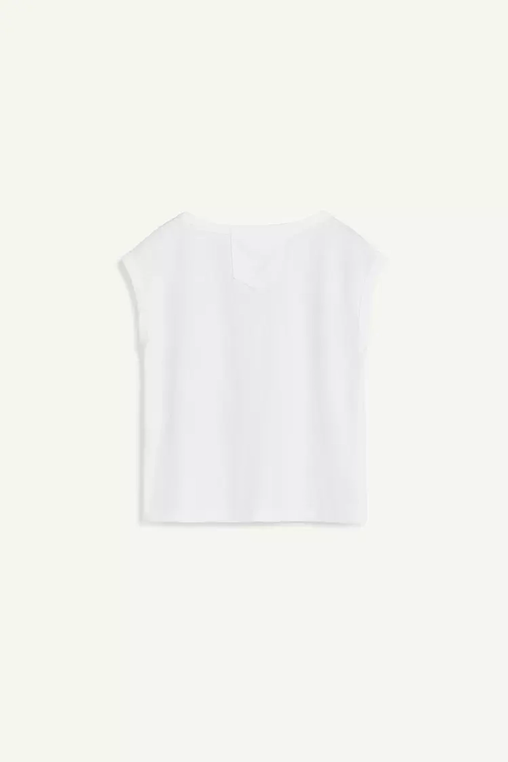 ZARA ТОП БЕЗ РУКАВОВ, БЕЛЫЙ