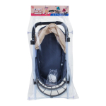 Коляска для кукол лежачая 33*57*65 см. пакет LM918-12