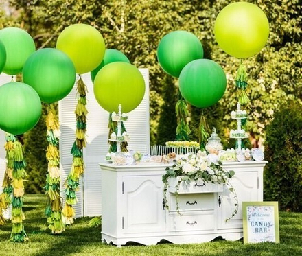 Большой шар салатовый