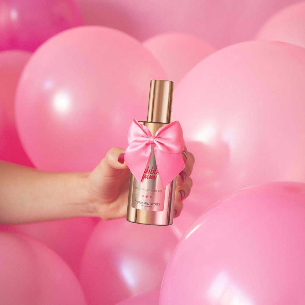 Массажный и интимный гель Bijoux Indiscrets Bubble Gum, 100 мл