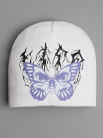 Шапка для девочки трикотажная осенняя y2k