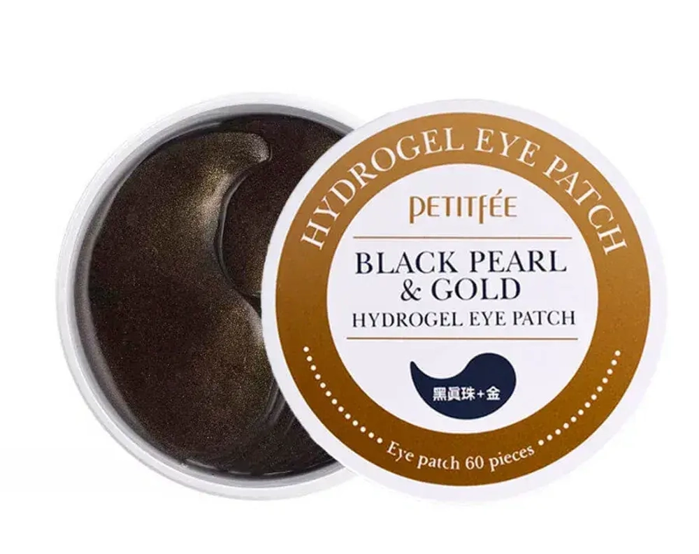 Гидрогелевые патчи с черным жемчугом и золотом Petitfee, 60шт