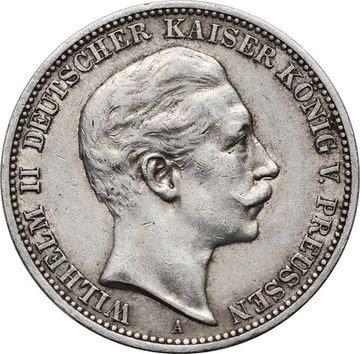 3 марки 1909 Германская империя (Пруссия)