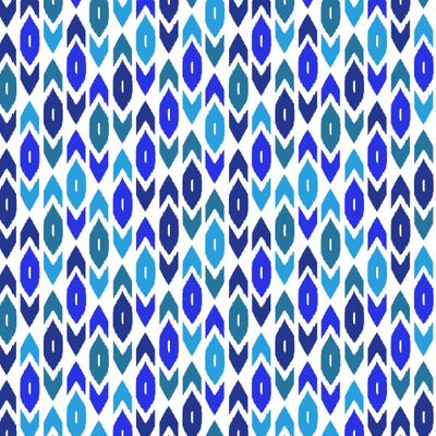 Простой икат, синий