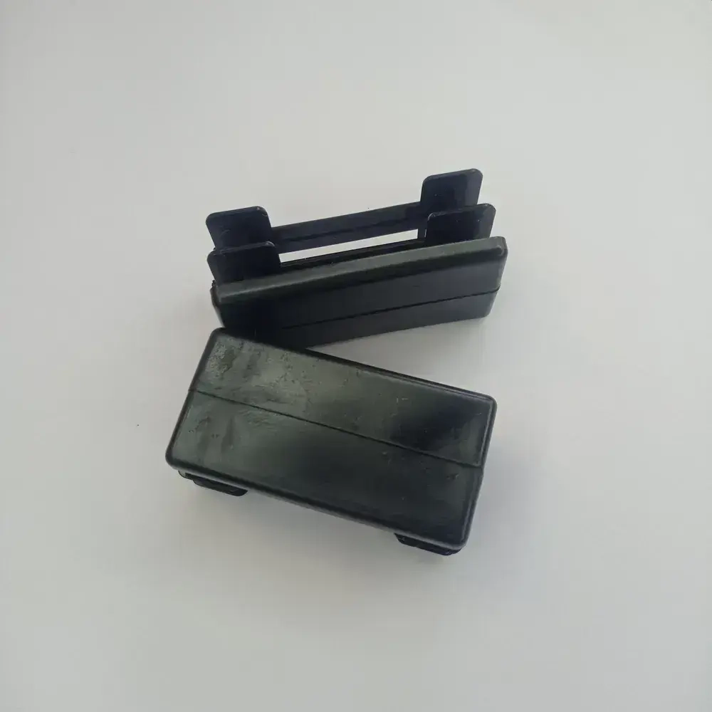 Заглушка для профильной трубы 25х50мм, цвет ЧЕРНЫЙ, 10шт