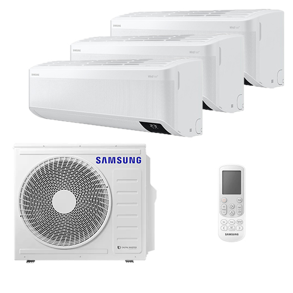 Мультисплит система на 3 комнаты Samsung AJ020TNAPKH/EA x 2 + AJ025TNAPKH/EA / AJ068TXJ3KH/EA