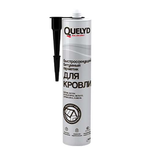 Герметик Quelyd для кровли Битумный черный 280мл