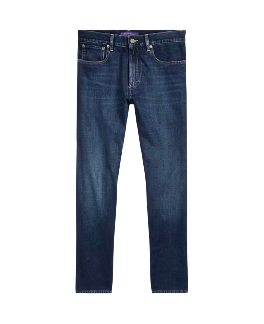 Straight Fit Stretch Selvedge Jean – мужские джинсы прямого кроя из японского денима от Ralph Lauren