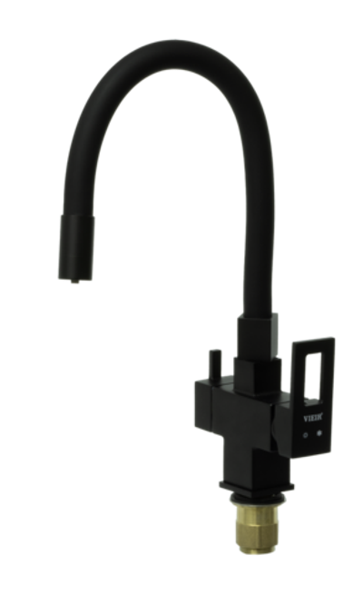 193521-C Смес. для кухни с гиб шланг и под фильтр (+ЧЕР.) ViEiR (10/1шт)