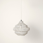 Светильник подвесной vinger, D34х35 см, бежевый