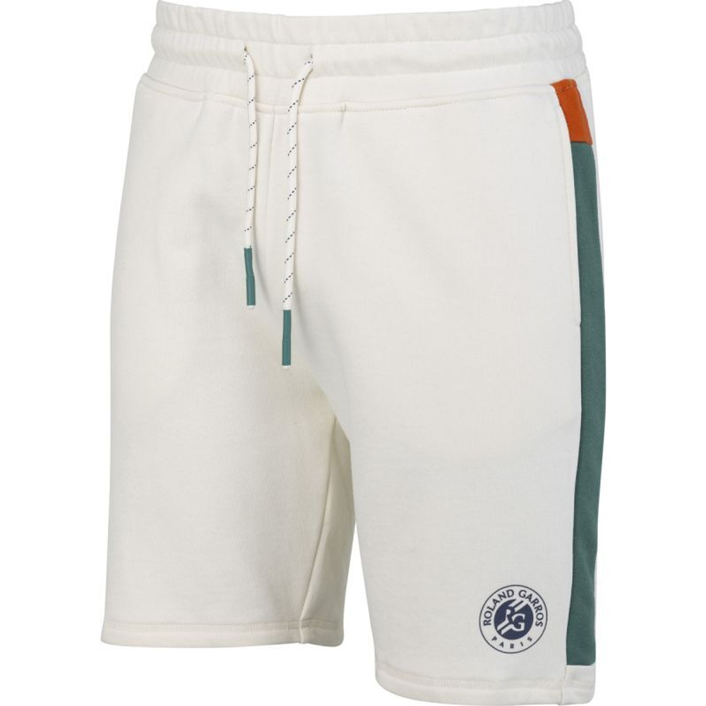 Теннисные шорты Roland Garros Stripes Sweat - ecru