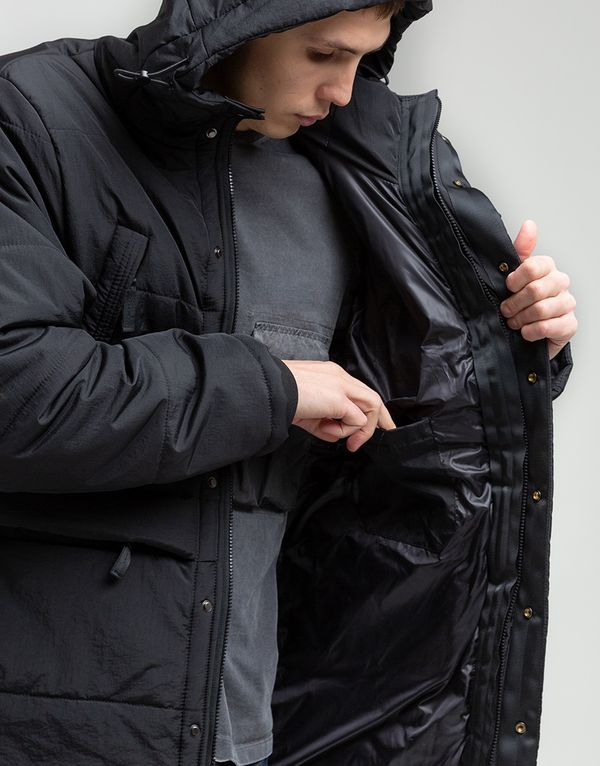 Куртка We Don’t Care Long Puffer Jacket Black - фото 5