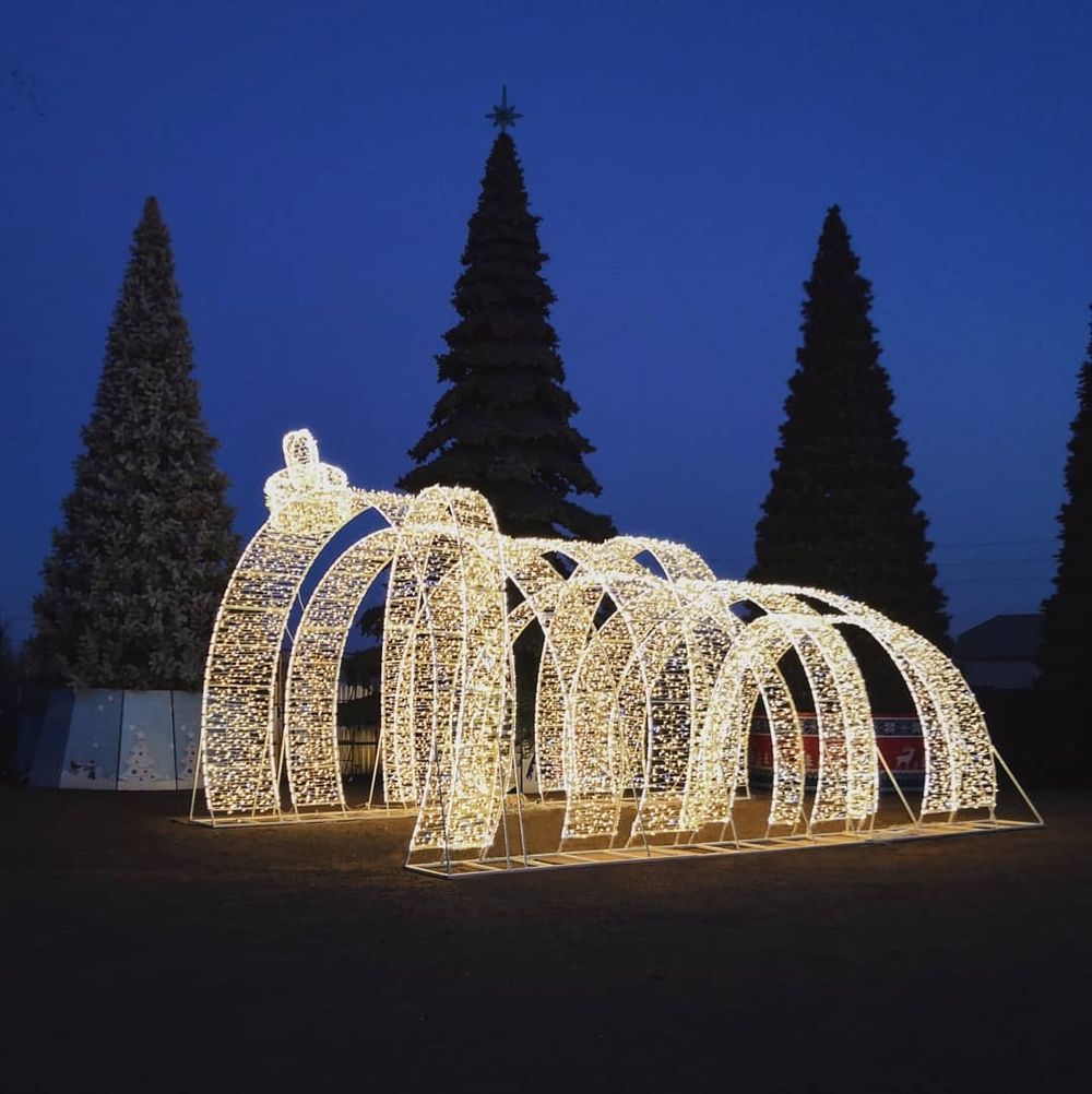 новогодние арки/ световой туннель