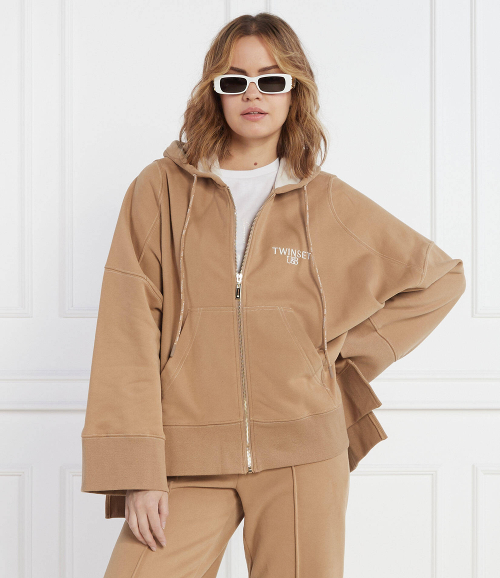 Худи Twinset U&amp;B - коричневый(232LI2UAA)