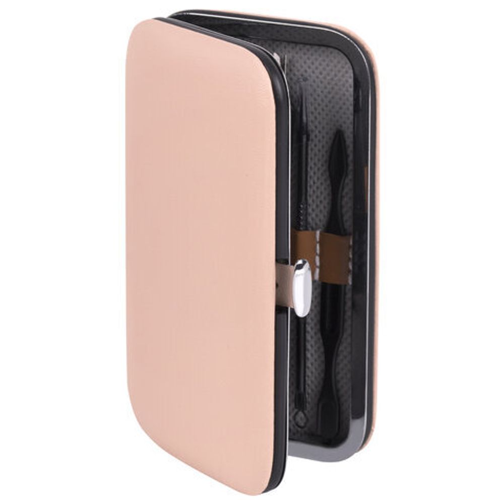 Универсальный набор для маникюра и педикюра 9 в 1 в футляре, MINI, бежевый, WBZ, 609492