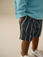 Толстовка и шорты в комплекте для мальчика Next E60-717, Голубой, Черный