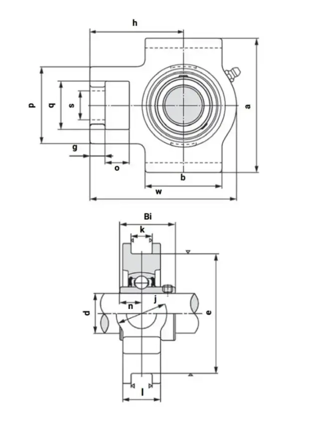 Подшипниковый узел UCT314 TECHNIX
